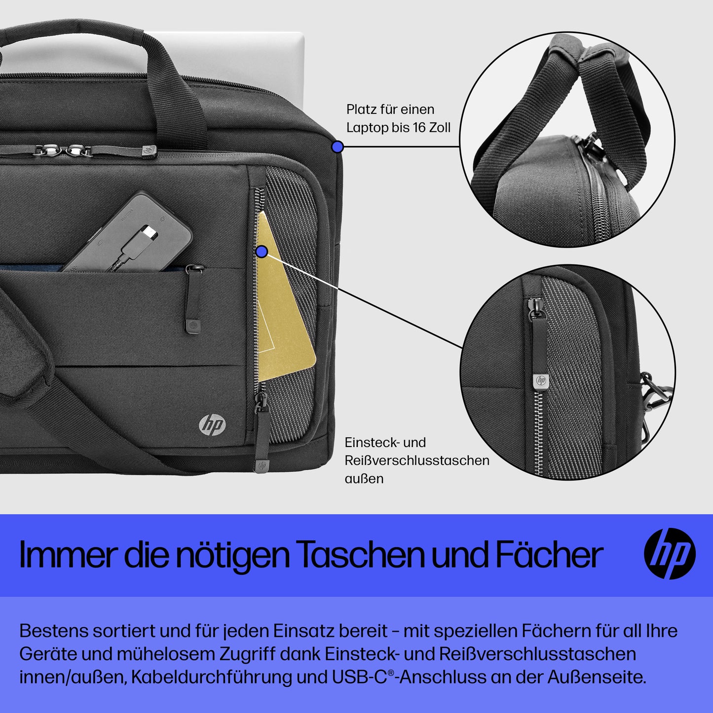 HP INC. Renew Executive 16 inch Laptop Bag (6B8Y2AA)