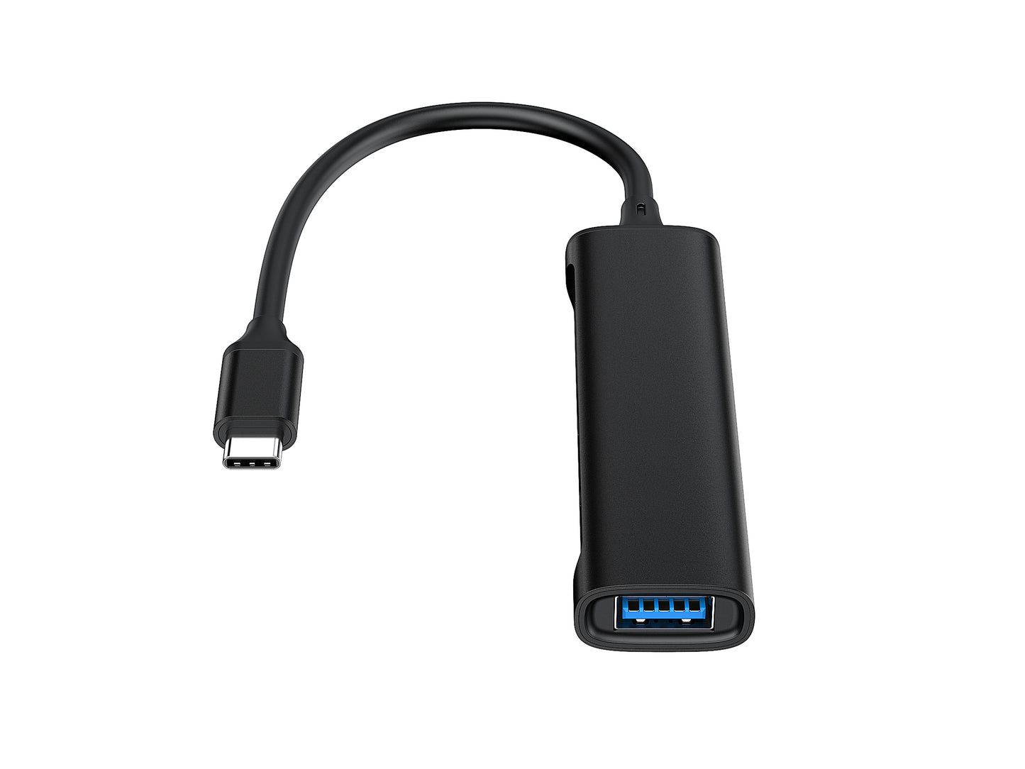 CONCEPTRONIC 4-Port USB 3.0 Hub - 2 USB-C & 2 USB-A ports - aluminum case - USB-C connector