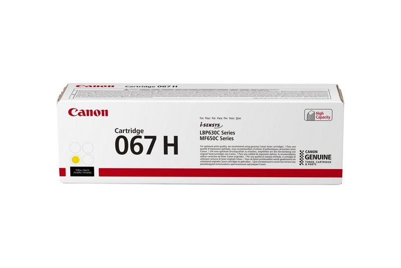 CANON 067H high capacity for i-SENSYS MF651Cw yellow