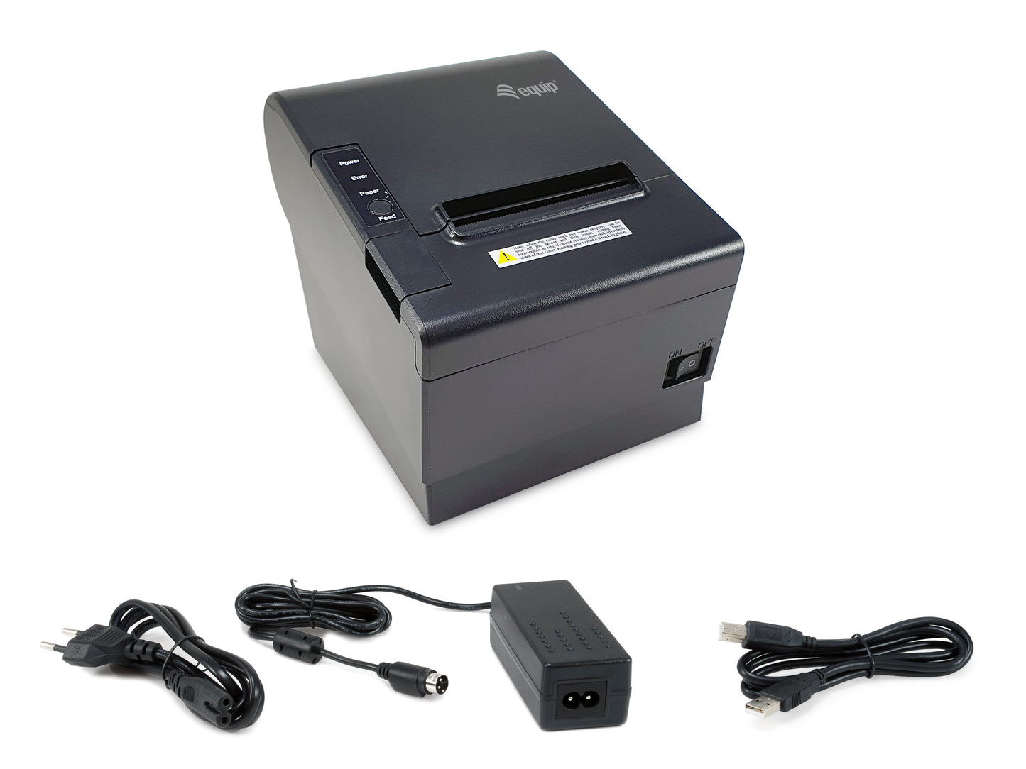 EQUIP 80mm Thermal POS Receipt Printer with Auto Cutter USB/Cash Drawer connection