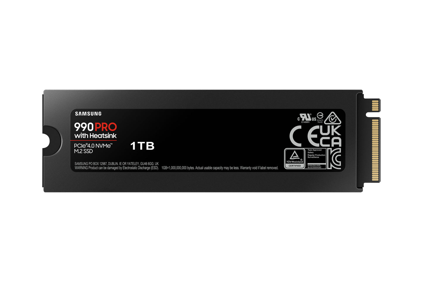 SAMSUNG 990 PRO Heatsink PCIe 4.0 NVMe M.2 SSD 1TB