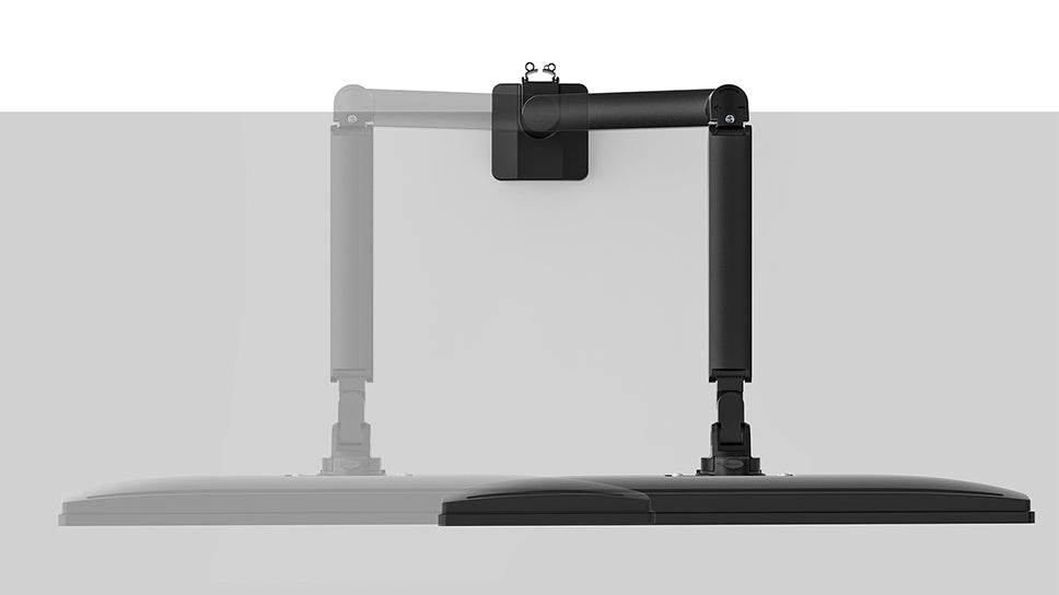 NEOMOUNTS NEXT Slim - Single Monitor Arm - 17-35inch - 1-9 kg (curved 8 kg) - Gas Spring - 180 Degrees - Stop Mechanism - Easy Install