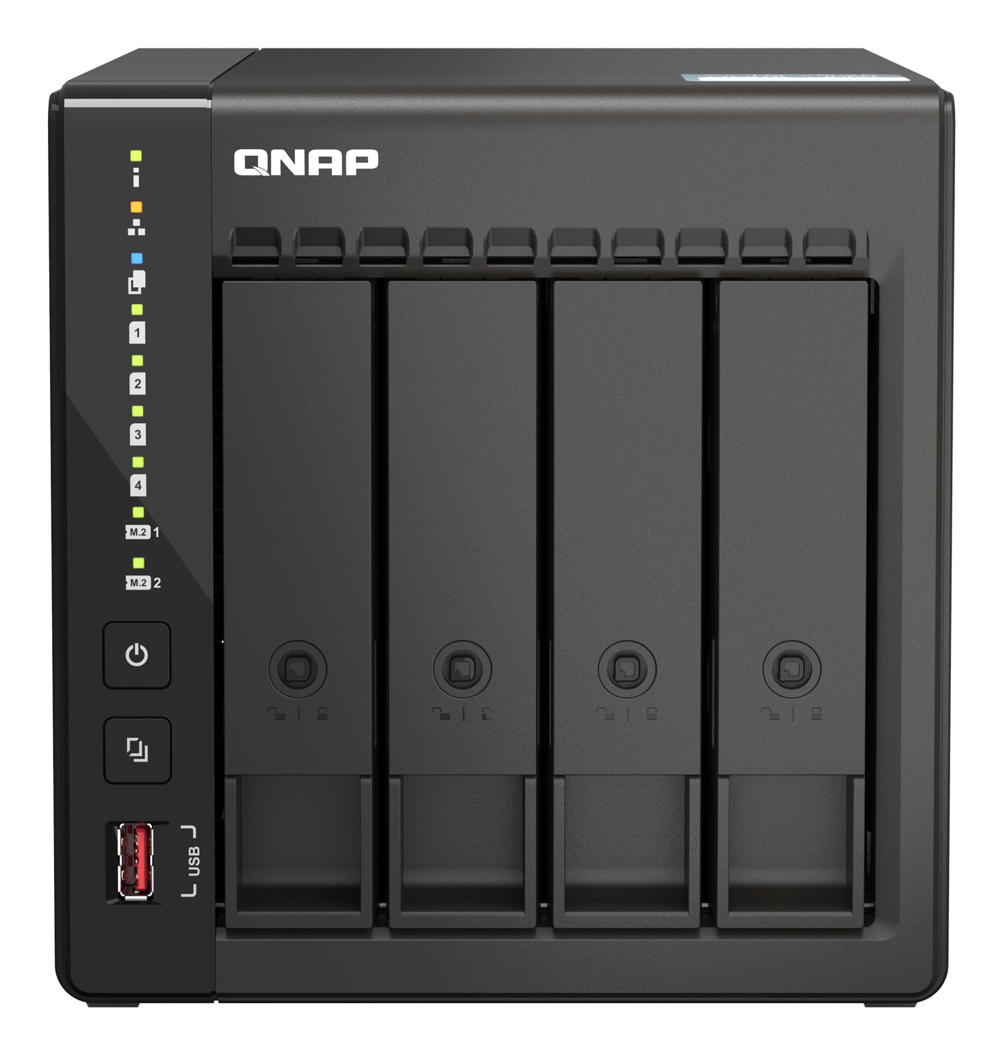 QNAP Intel Celeron J6412 NAS Tower - 4x 3.5 inch Bay - 8 GB RAM - 4GB Flash - Black