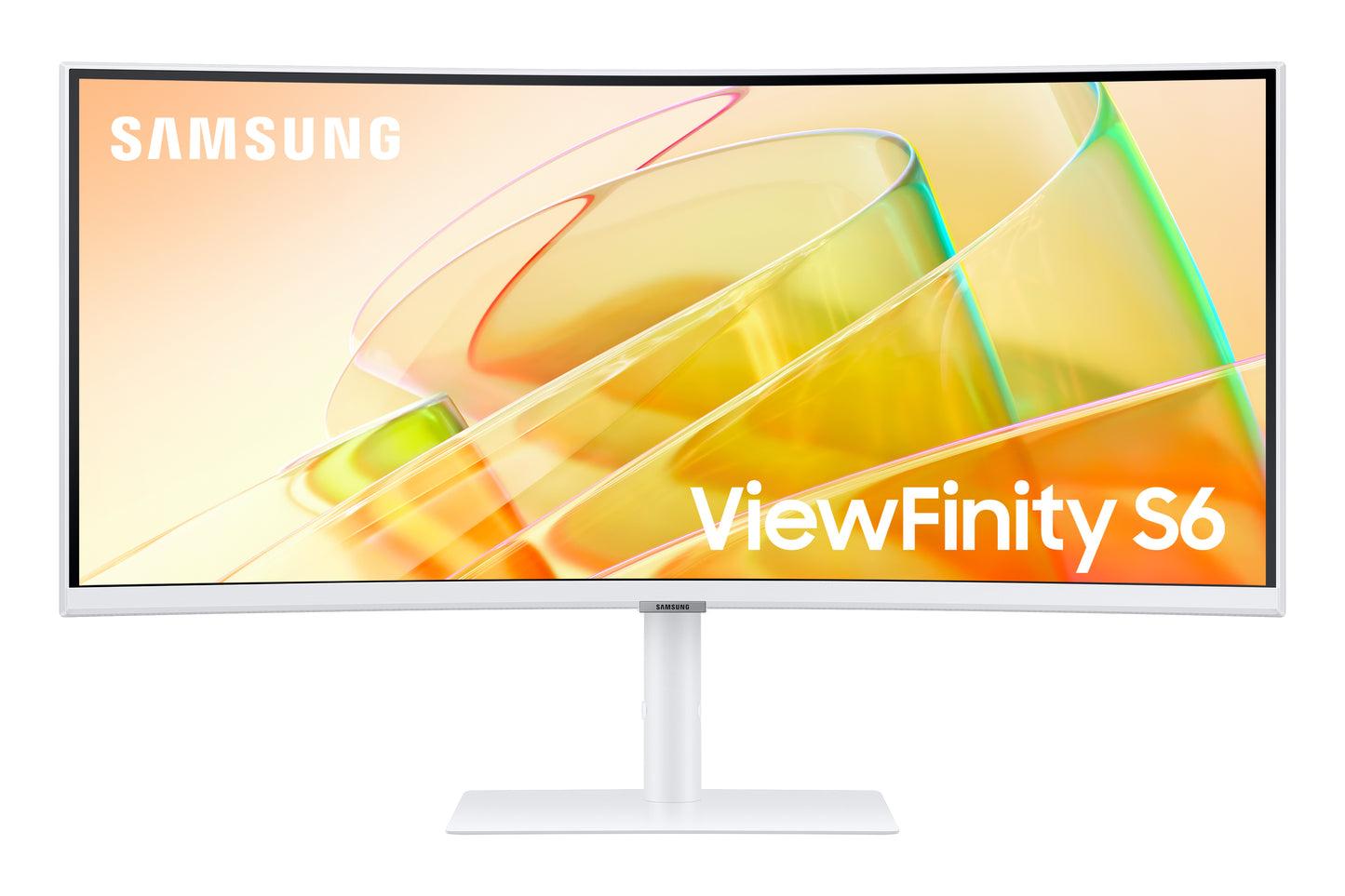 SAMSUNG ViewFinity S6 - 34 inch Curved - UltraWide Quad HD VA LED Monitor - 3440x1440 - HAS / RJ45 / TB / Speakers