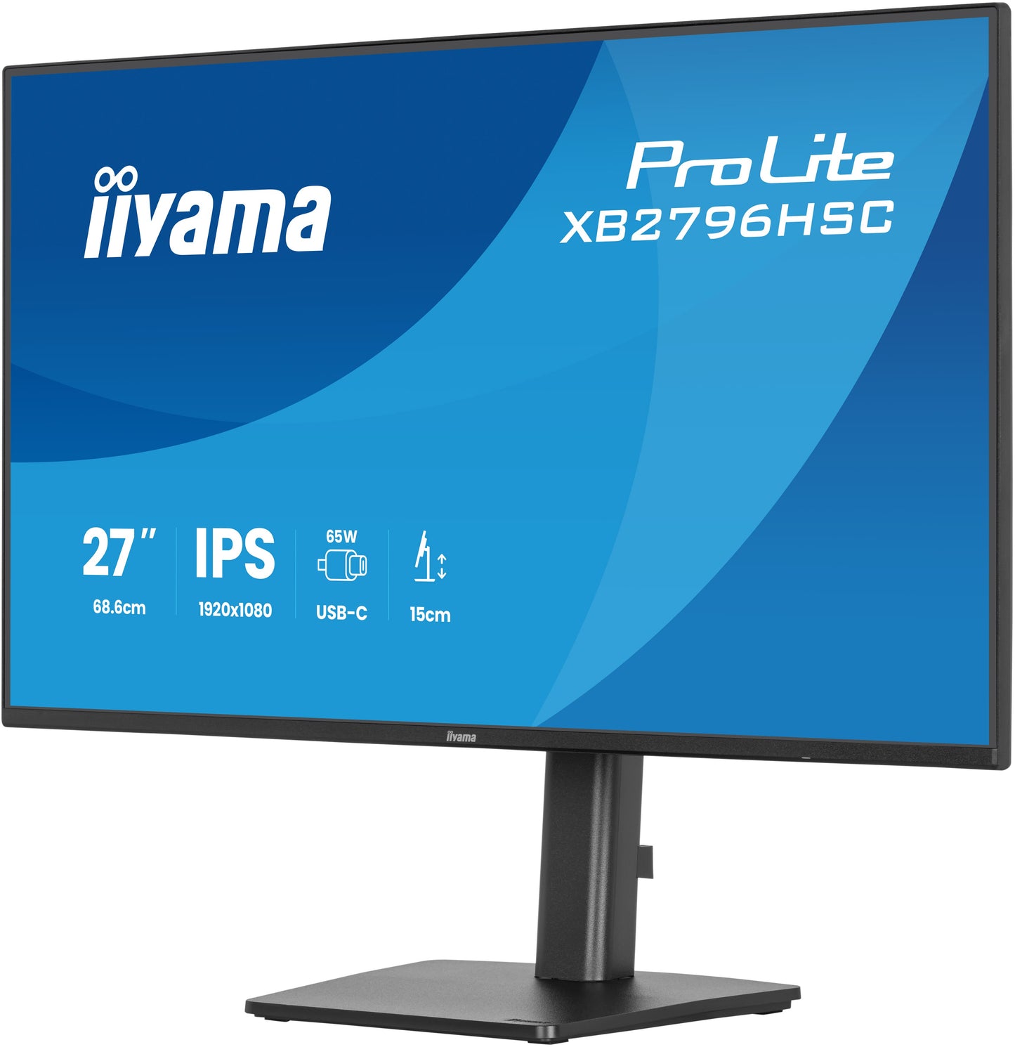 IIYAMA ProLite 27 inch - Full HD IPS LED Monitor - 1920x1080 - HAS / Pivot