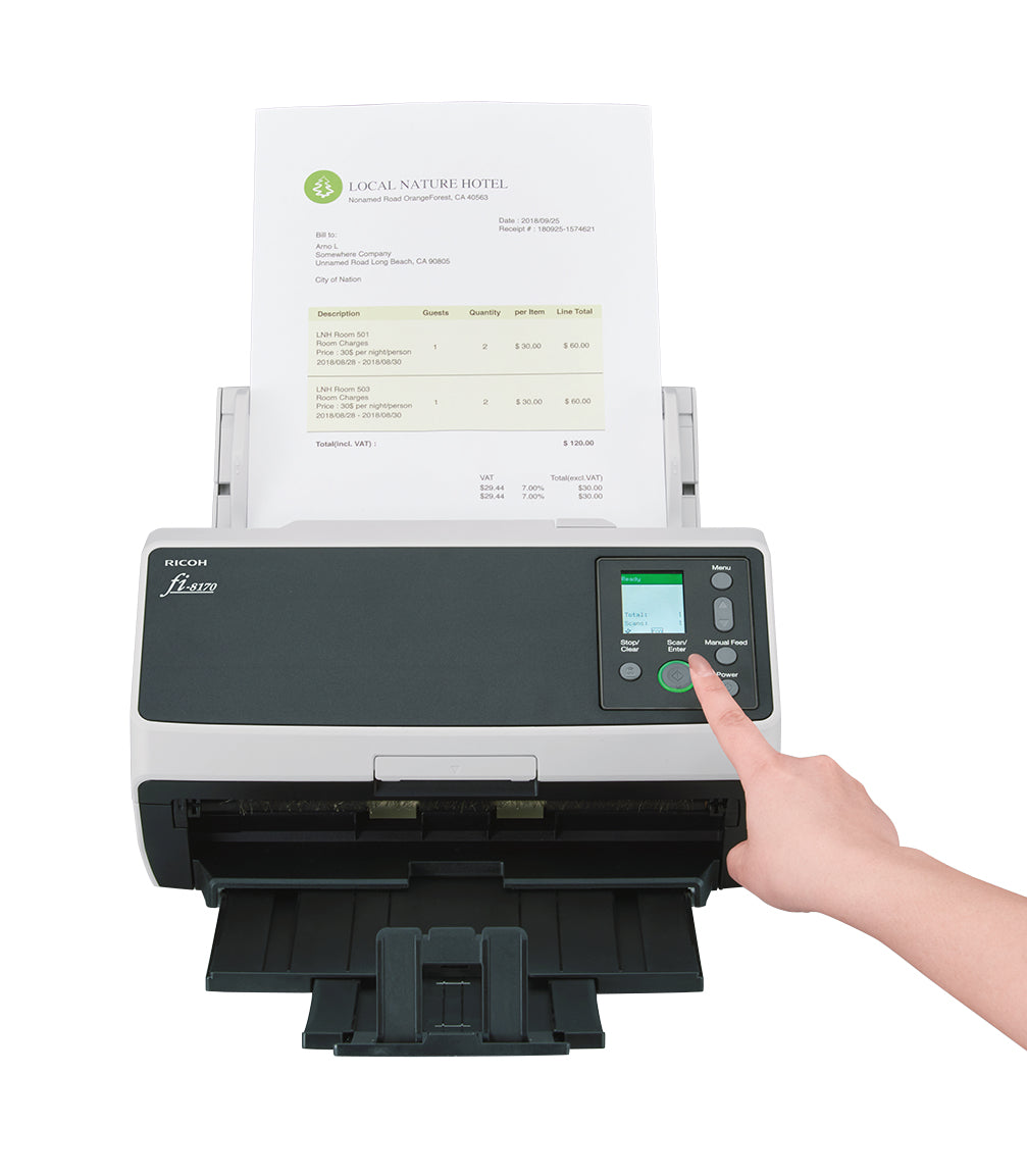 RICOH FI-8170: Duplex - A4 - ADF 100 - 70 ppm - USB 3.2/LAN