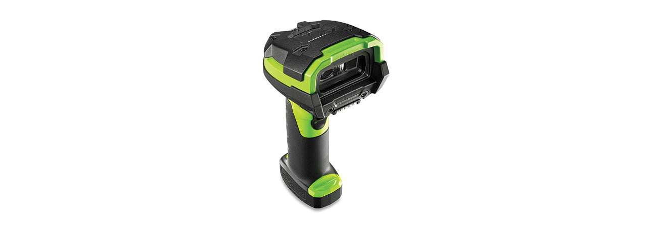 ZEBRA LI3678-SR - 1D Imager - Bluetooth - Industrial Green (Kit includes Scanner, Cradle, USB Cable & Power Supply)