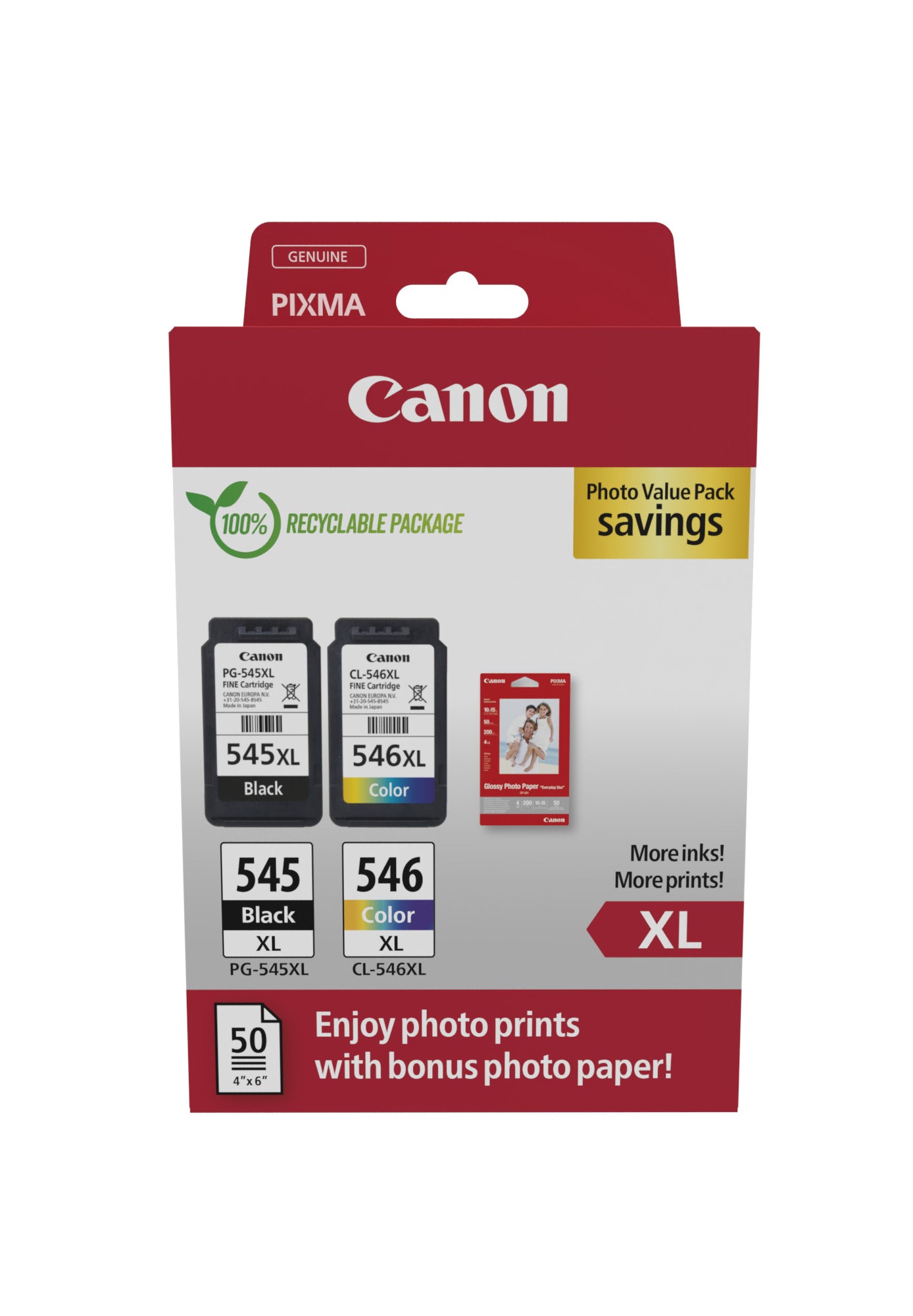 CANON PG-545XL/CL-546XL PHOTO VALUE