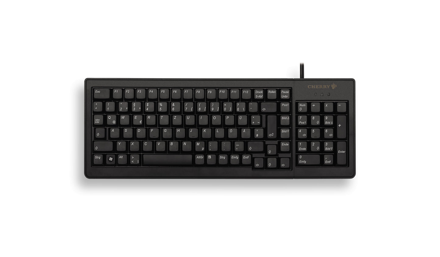 CHERRY G84-5200 COMPACT - Mechanical Keyboard - Corded - QWERTY - Black
