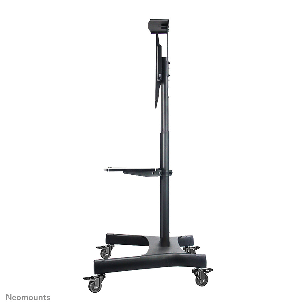 NEOMOUNTS TV Trolley - 32-75inch - Max 50 kg - Manual Control - H 104.2-154.2 cm - VESA 200x200-600x400 - incl. cam/hardware shelf - Black