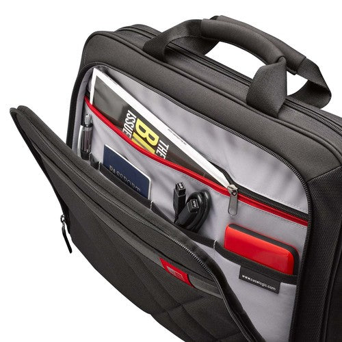 CASE LOGIC DLC-115 - Casual 15.6 inch Laptop-Tablet Case/Bag - Black