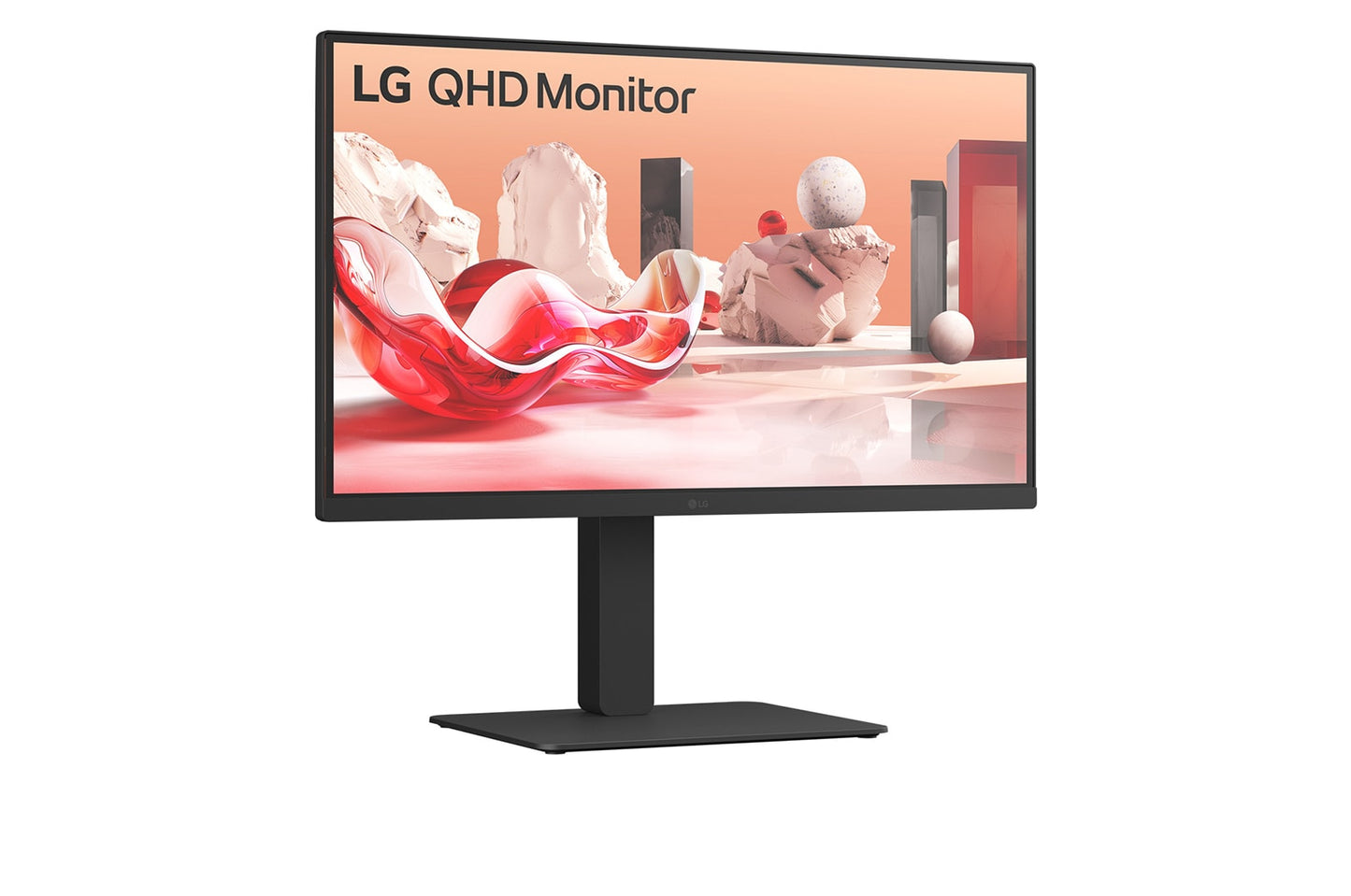LG BA75QB - 27 inch - Quad HD IPS LED Monitor - 2560x1440 - Pivot / HAS / RJ45 / USB-C