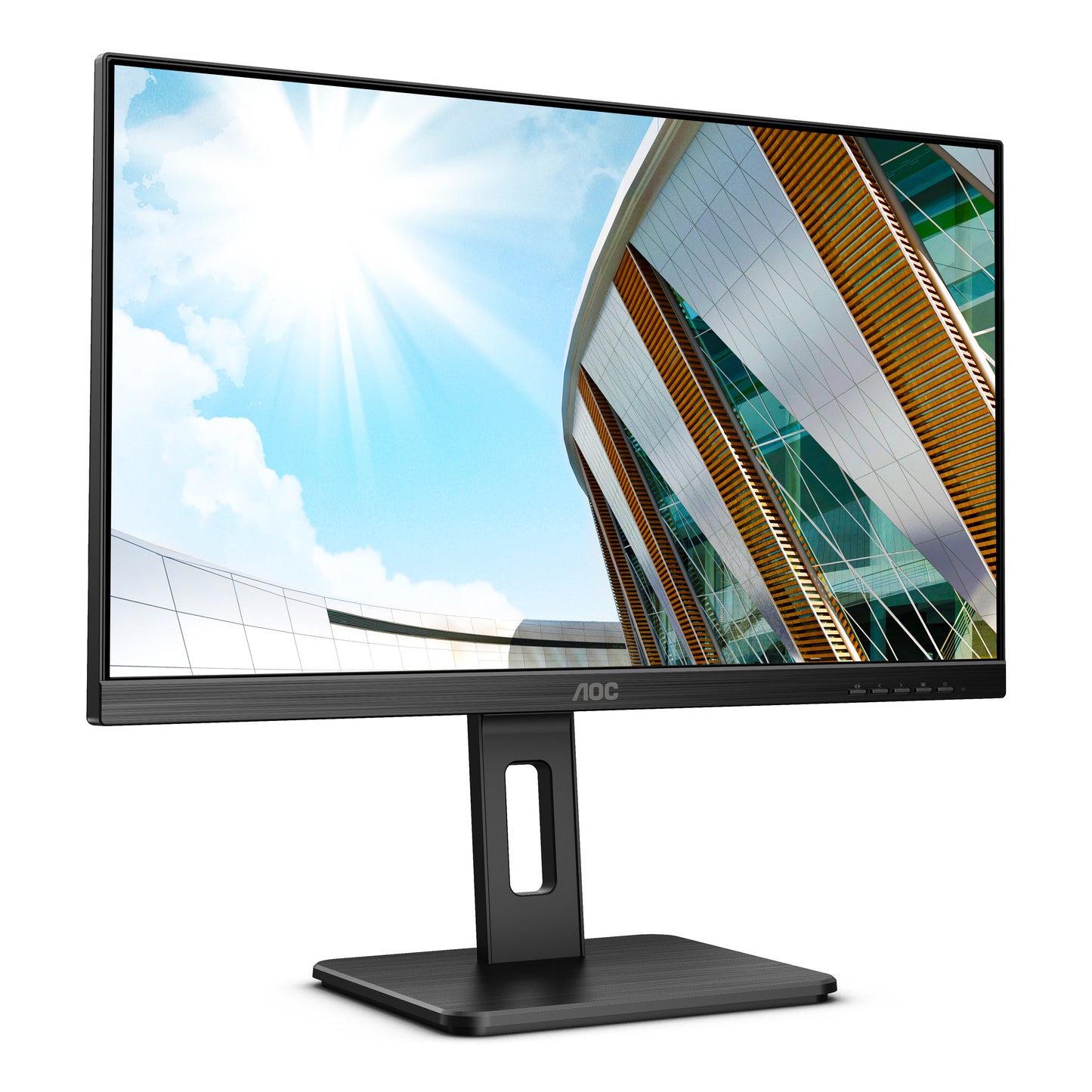 AOC P2 Series - 24 inch - Quad HD IPS LED Monitor - 2560x1440 - Pivot - HAS