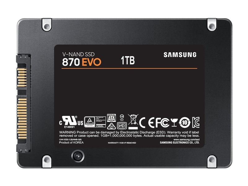 SAMSUNG 870 EVO SATA III 2.5 inch SSD 1TB