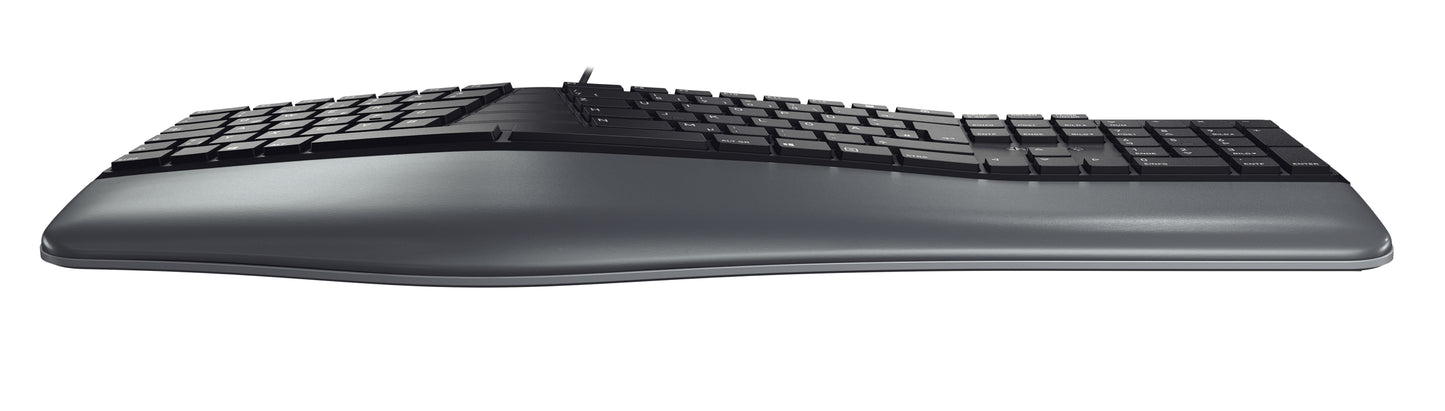 CHERRY KC 4500 ERGO - Keyboard - Corded - QWERTY UK - Black