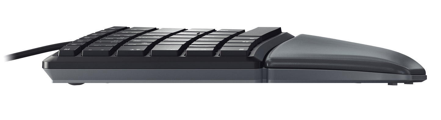 CHERRY KC 4500 ERGO - Keyboard - Corded - QWERTY UK - Black