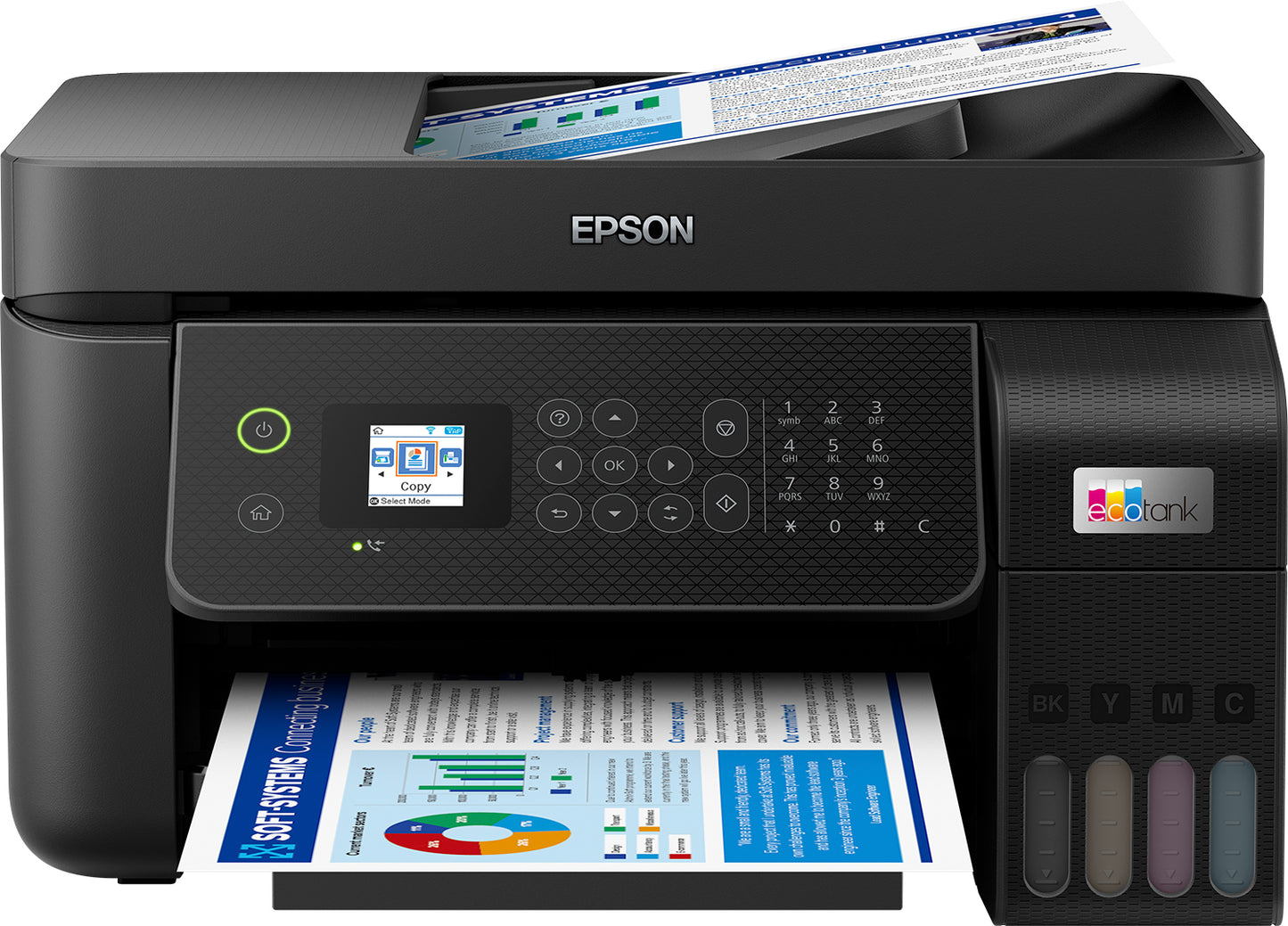 EPSON EcoTank ET-4800 - Multifunctional Printer - A4 - 5760 x 1440 DPI - 15 ppm - Wi-Fi - Black
