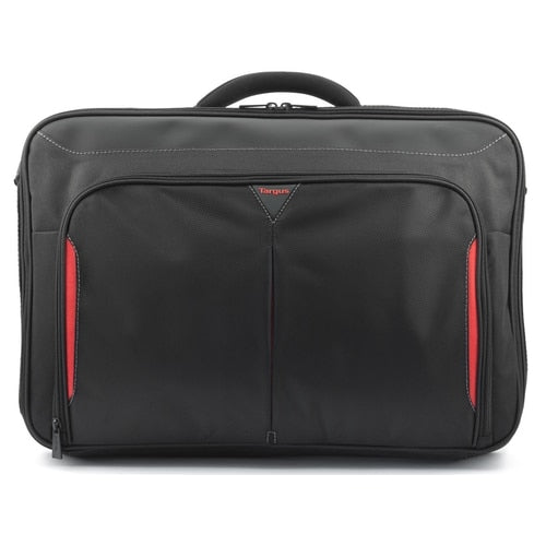 TARGUS 17 - 18 inch Classic+ Clamshell Laptop Case - Black/Red