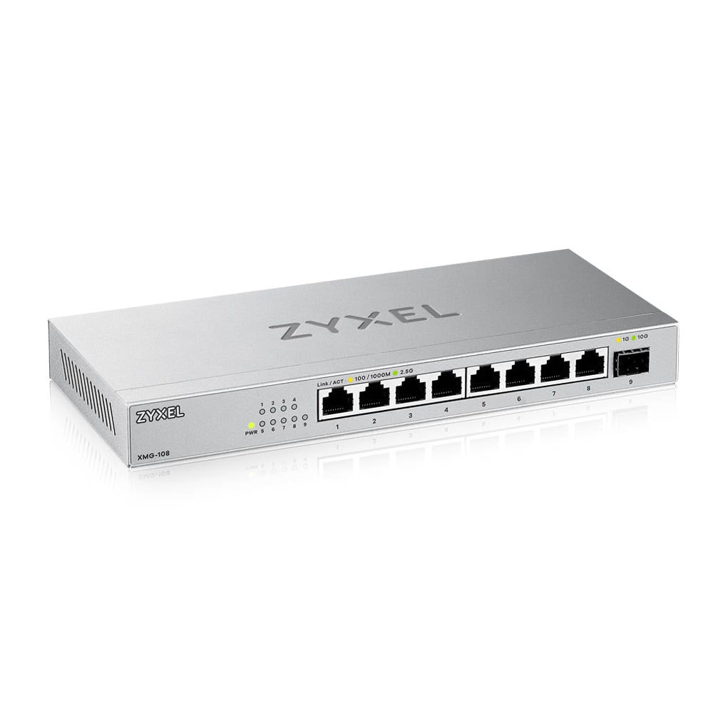 ZYXEL 8-Port 2.5G Multi-Gig Unmanaged Switch with 1 x 10G SFP+