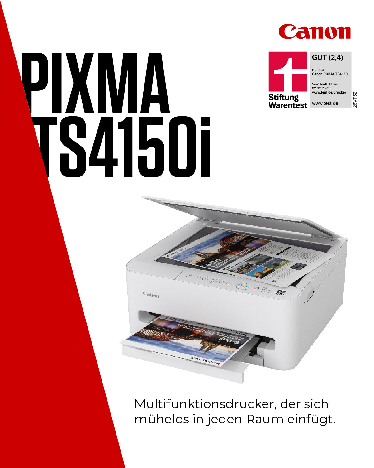 CANON PIXMA TS4150i - Multifunctional inktjet printer - 14ppm
