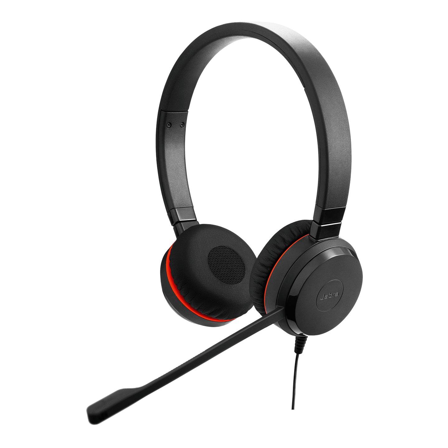JABRA Evolve 20 SE Stereo - MS - USB C/A Adapter - Leather