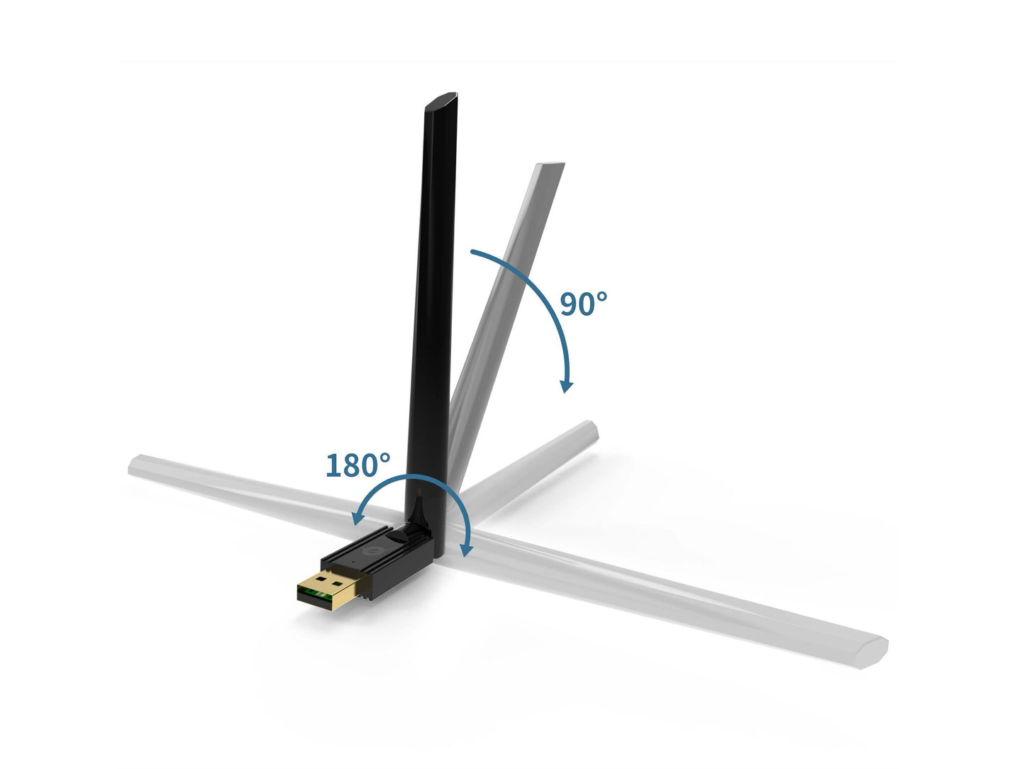 CONCEPTRONIC Long Range Bluetooth 5.3 USB Adapter - External Antenna