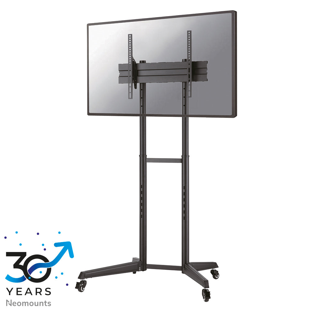 NEOMOUNTS TV trolley - 37-70inch - Max 50 kg - Manual - H 128,5-145 cm - VESA 100x100-600x400 - Black