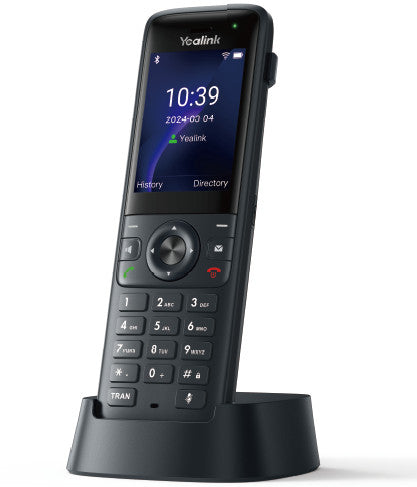 YEALINK AX83H WiFi Handset - 2.4 inch TFT Color Screen - Bluetooth - Dual Band WiFi 6