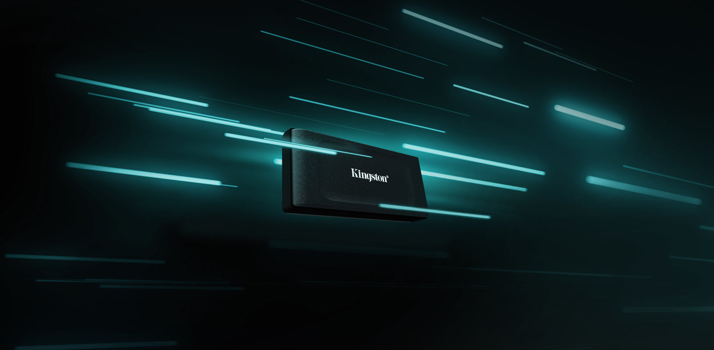 KINGSTON 2TB XS1000 External USB 3.2 Gen 2 Black