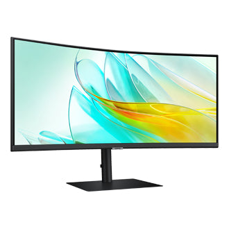 SAMSUNG ViewFinity S6 - 34 inch Curved - UltraWide Quad HD VA LED Monitor - 3440x1440 - HAS / RJ45 / USB-C