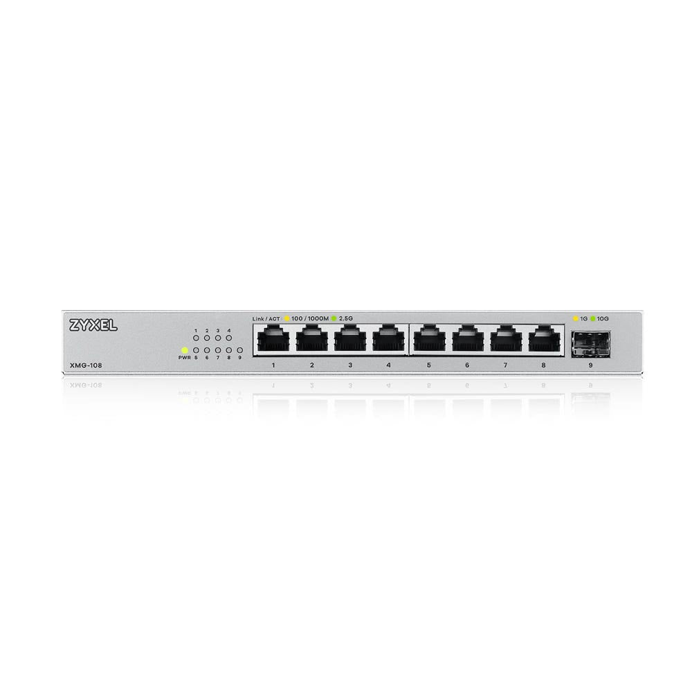 ZYXEL 8-Port 2.5G Multi-Gig Unmanaged Switch with 1 x 10G SFP+