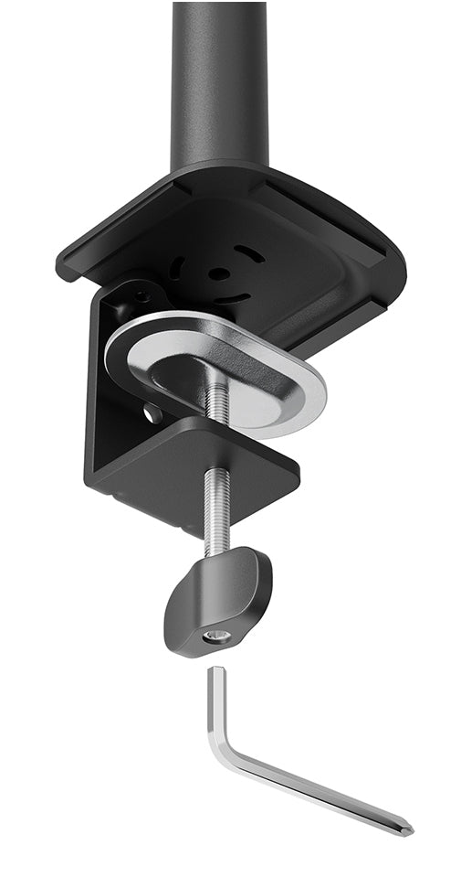 NEOMOUNTS NERO Dual monitor arm - 10-32inch - 0-8 kg/screen - 180 Degrees - Stop Mechanism - Total Plastic-Free Packaging - Black
