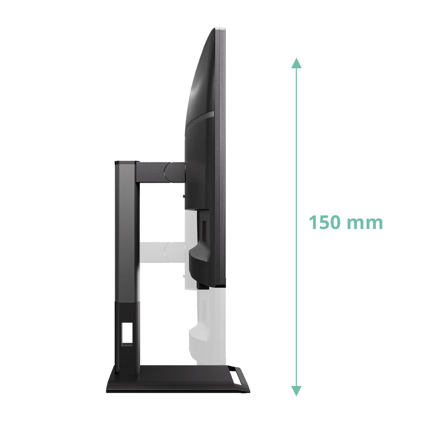 AOC P4 Series - 27 inch - Quad HD Monitor - 2560x1440 - Pivot - HAS