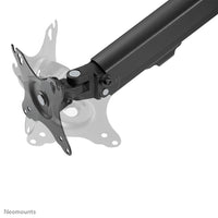 NEOMOUNTS Single Monitor Arm - 17-27inch - 2-7 kg - Coil Spring - Black