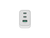 CONCEPTRONIC 3-Port 65W GaN USB PD Charger - USB-C x 2 - USB-A x 1 - QC 3.0 - PPS - PD 3.0