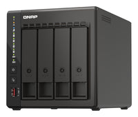 QNAP Intel Celeron J6412 NAS Tower - 4x 3.5 inch Bay - 8 GB RAM - 4GB Flash - Black