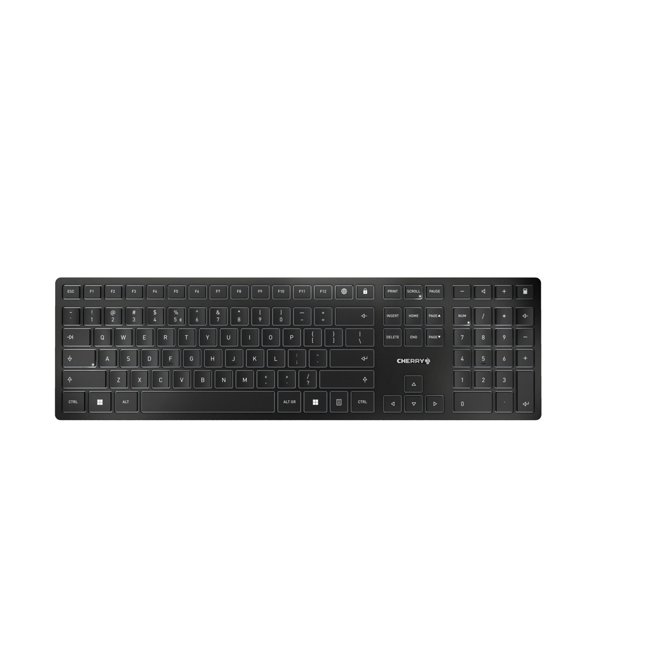 CHERRY KW 9100 SLIM - Keyboard - Wireless - QWERTY - Black