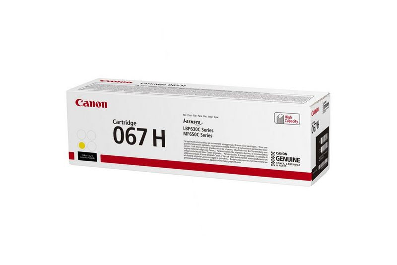 CANON 067H high capacity for i-SENSYS MF651Cw yellow
