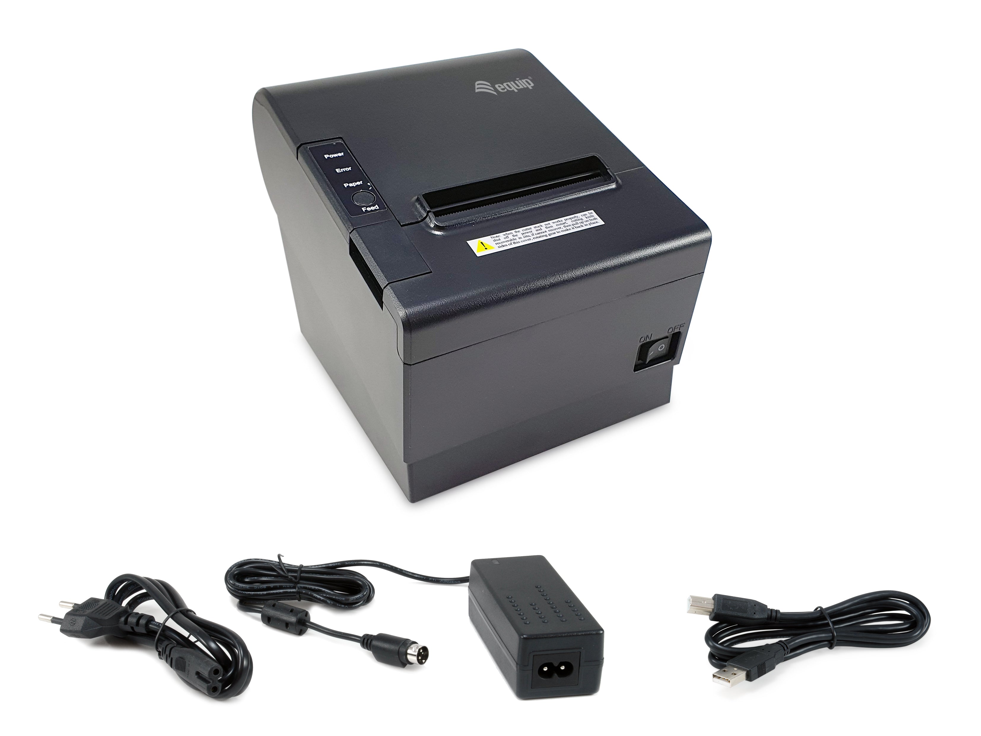 EQUIP 80mm Thermal POS Receipt Printer with Auto Cutter USB/Cash Drawer connection