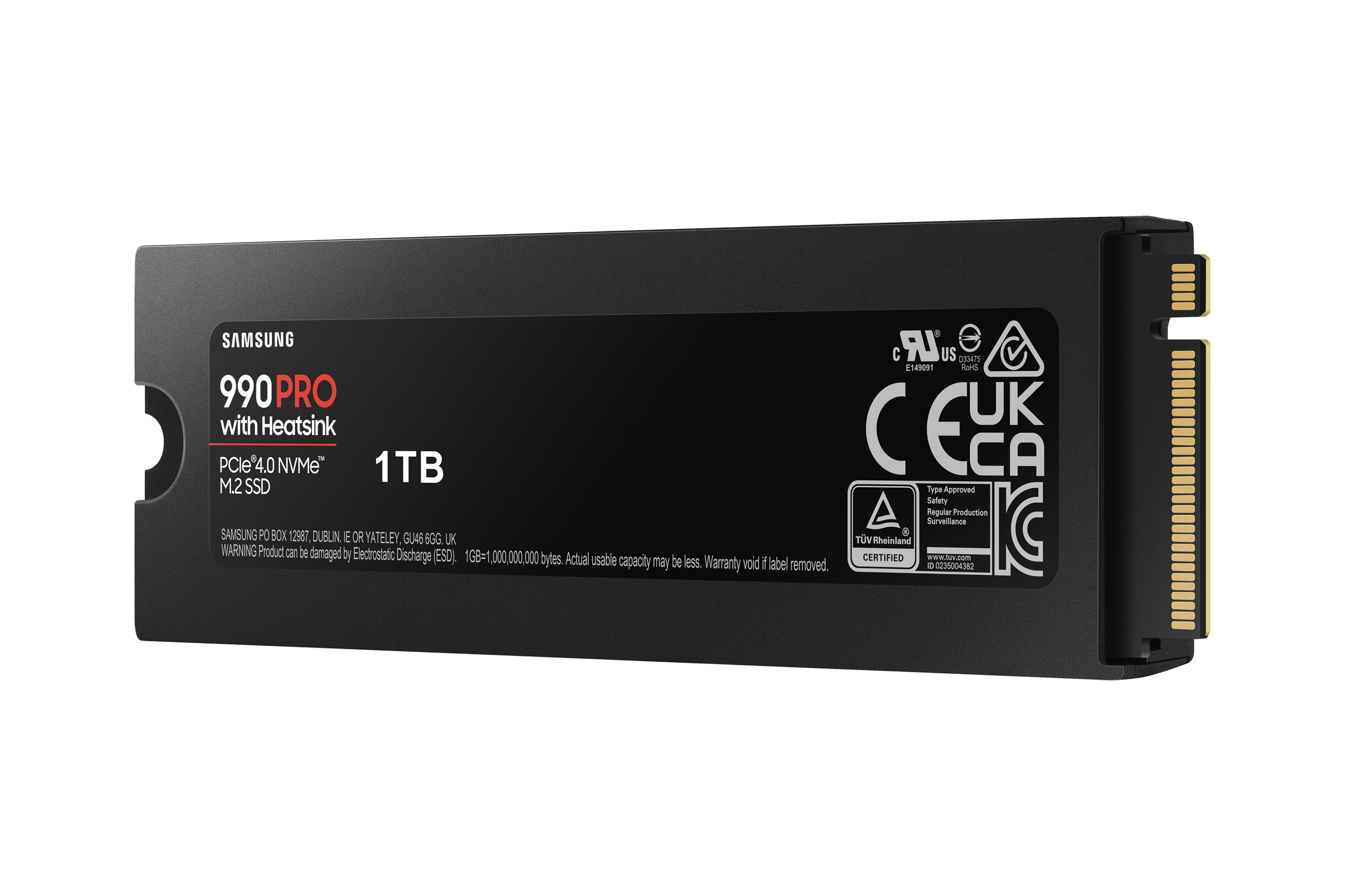 SAMSUNG 990 PRO Heatsink PCIe 4.0 NVMe M.2 SSD 1TB