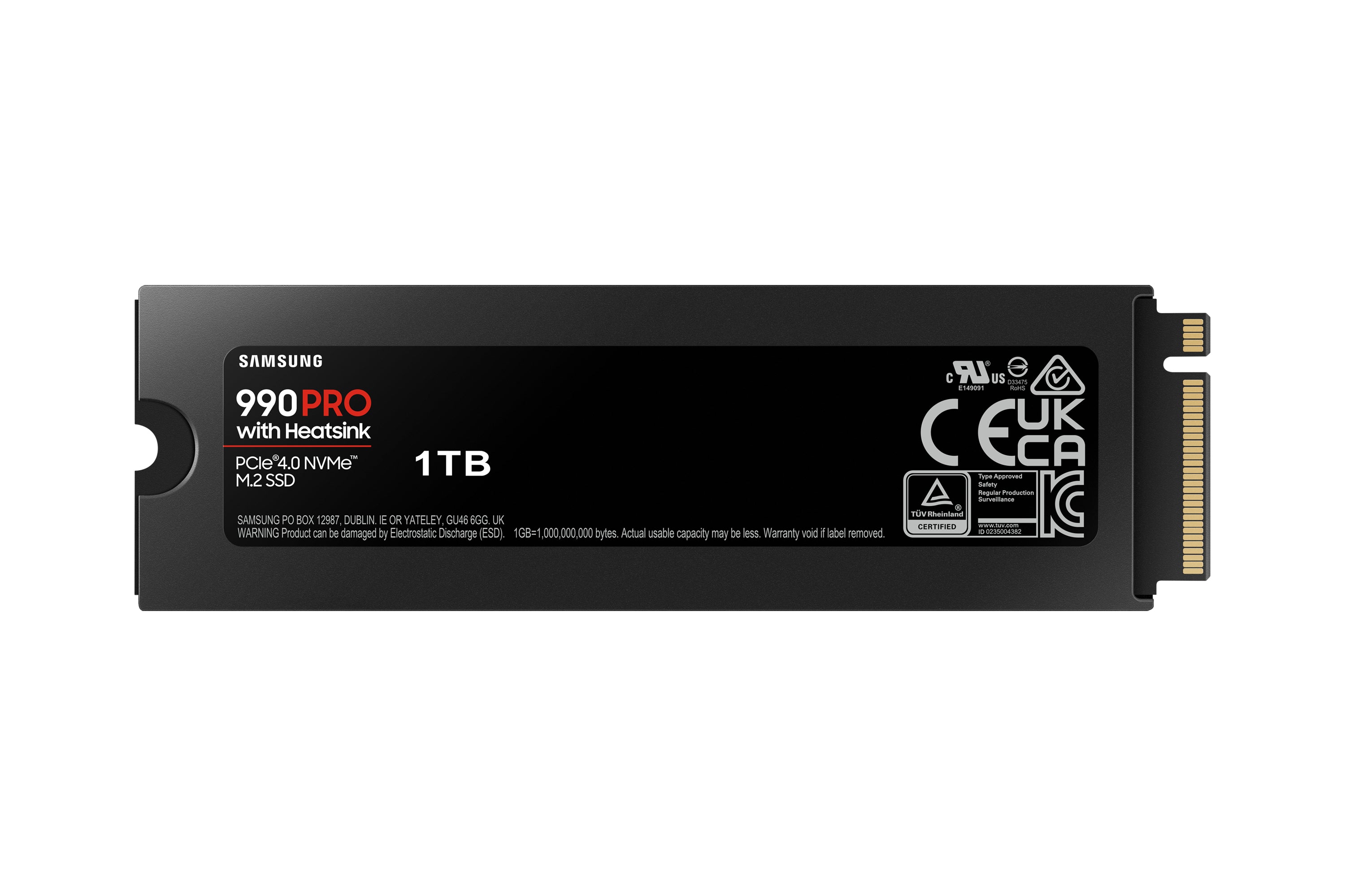 SAMSUNG 990 PRO Heatsink PCIe 4.0 NVMe M.2 SSD 1TB