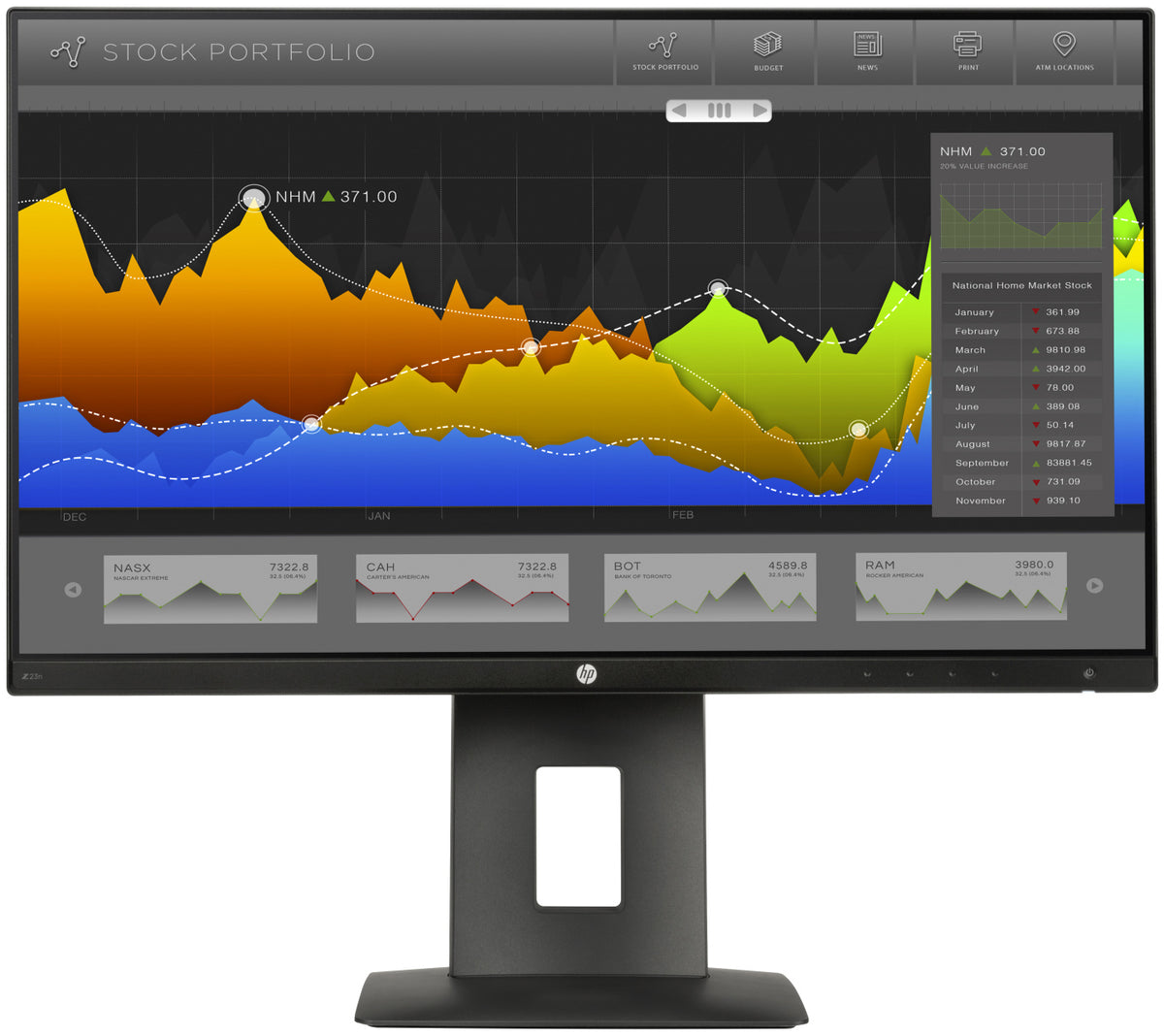 HP Z23n | 23 IPS 1920x1080 Farbe: black
