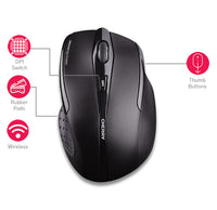 CHERRY MW 3000 - Mouse - Wireless - Black