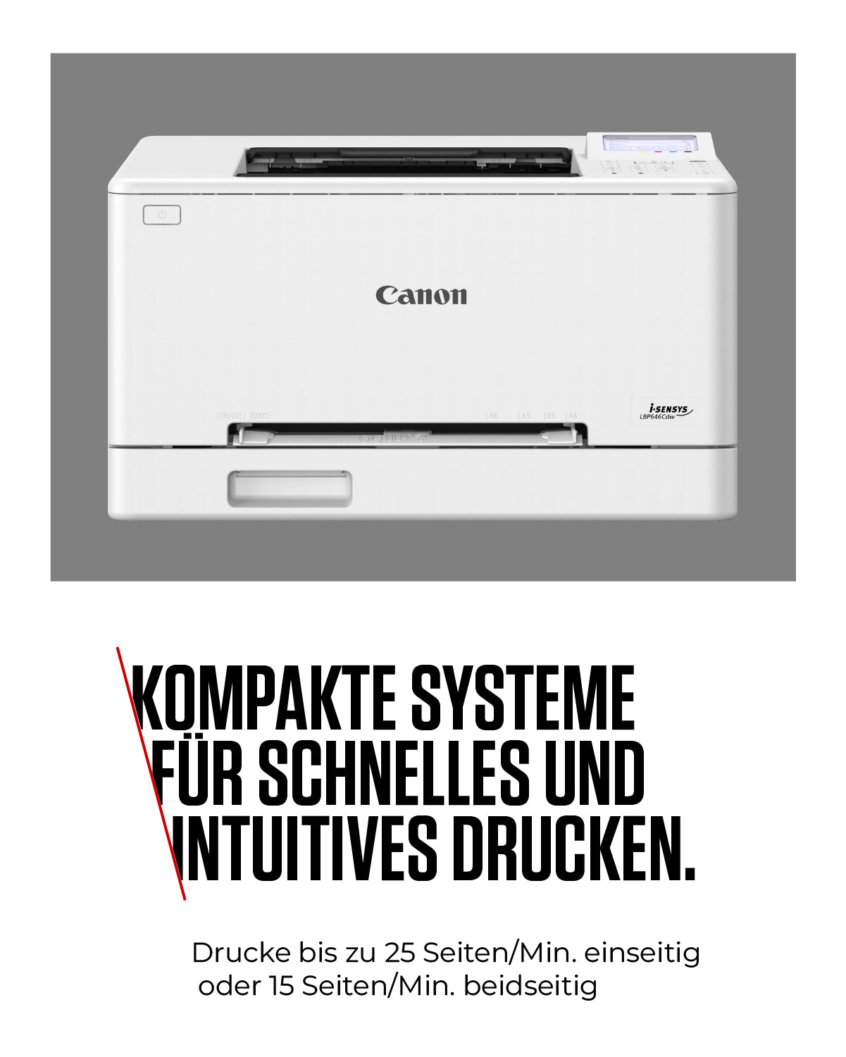 CANON I-Sensys LBP646CDW - Laser Printer - 25ppm