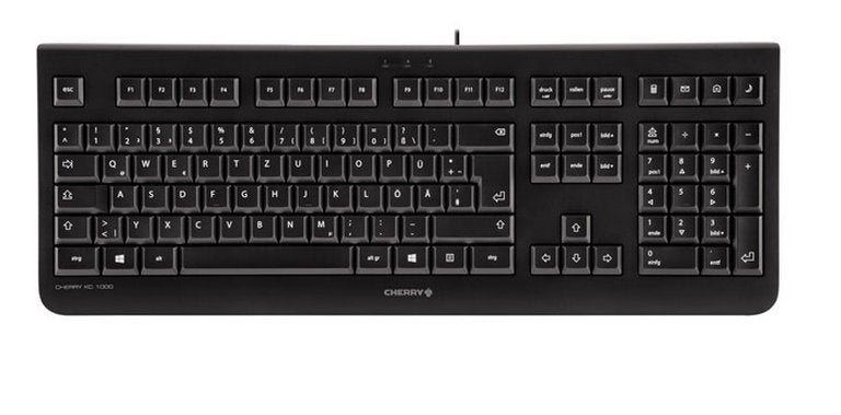 CHERRY KC 1000 - Keyboard - Corded - QWERTY SPAIN - Black