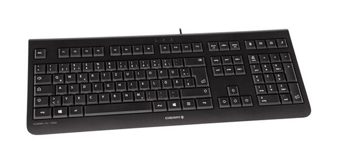 CHERRY KC 1000 - Keyboard - Corded - QWERTY SPAIN - Black