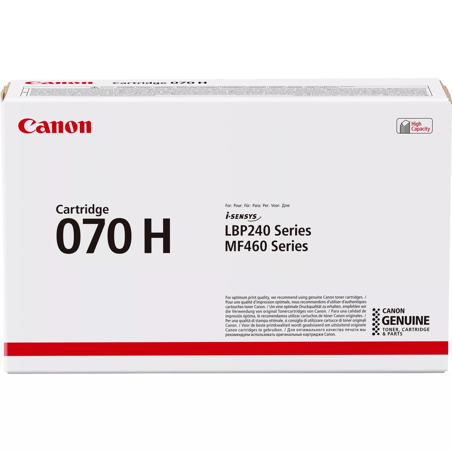 CANON 070H toner HC black ffor LBP243DW