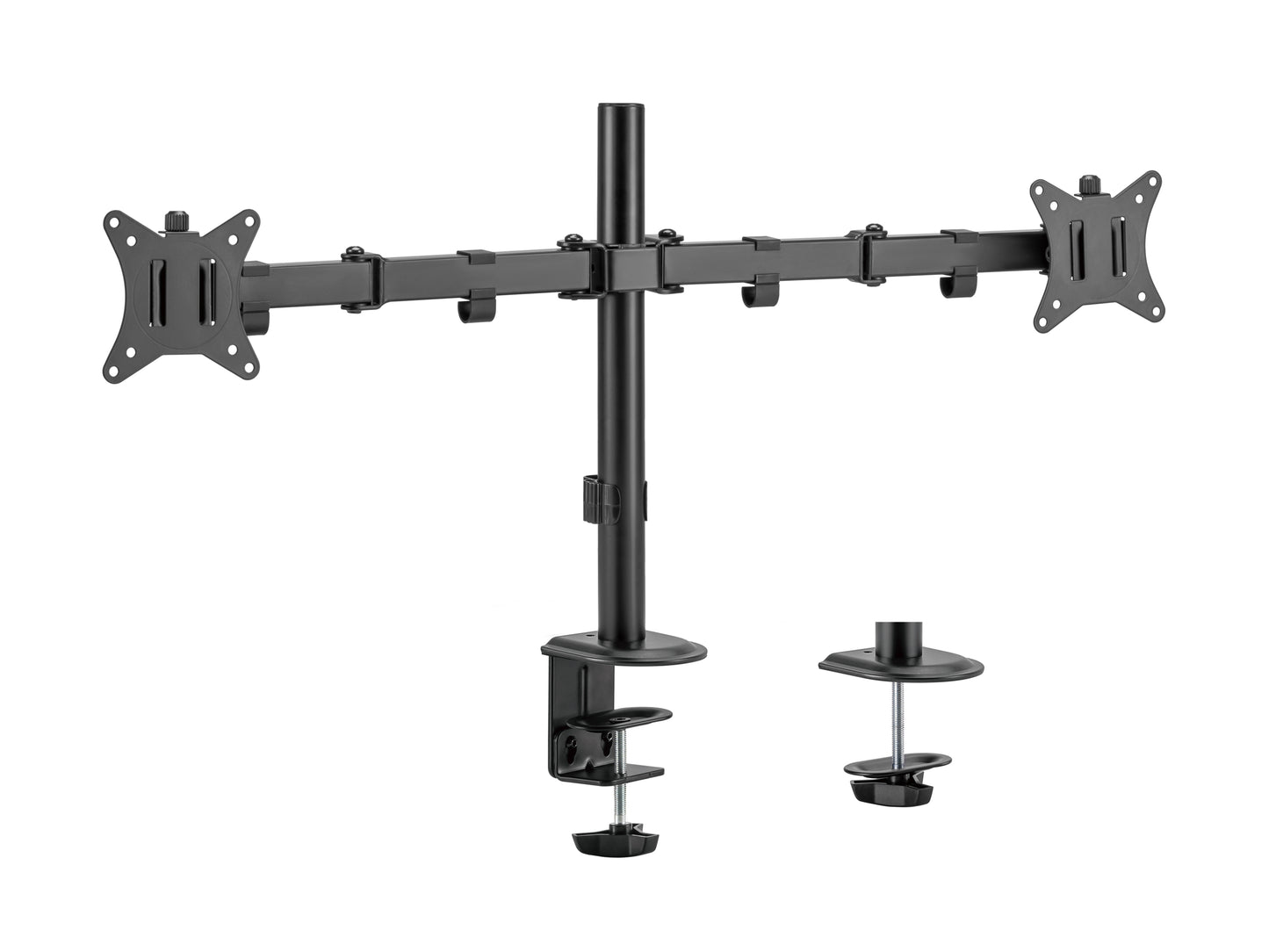 EQUIP 17 inch - 32 inch Articulating Desk Mount Dual Monitor Bracket