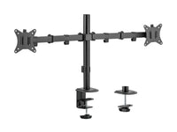 EQUIP 17 inch - 32 inch Articulating Desk Mount Dual Monitor Bracket