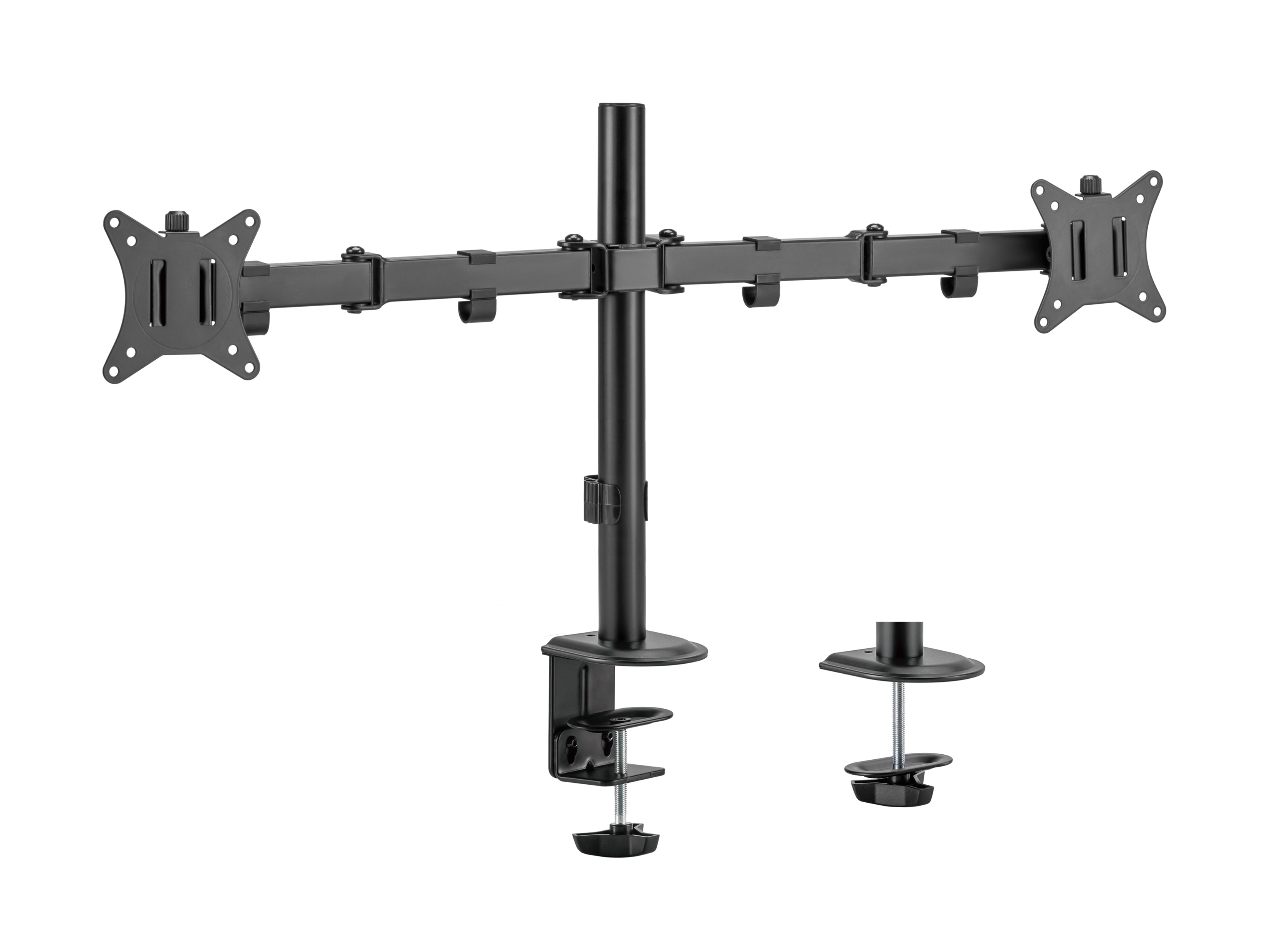 EQUIP 17 inch - 32 inch Articulating Desk Mount Dual Monitor Bracket